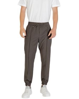 Antony Morato Green Polyester Casual Trousers - Grey