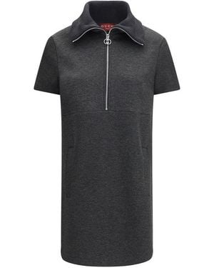 Gucci Grey Cotton Casual Dress - Black