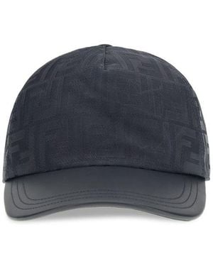 Fendi Blue Polyamide Cap (baseball Hat)