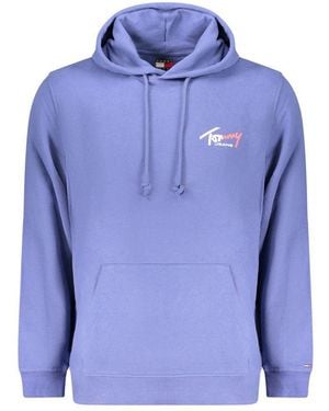Tommy Hilfiger Blue Cotton Men's Sweatshirt