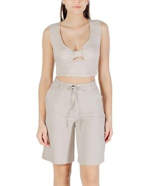 ONLY Viscose Top - Natural