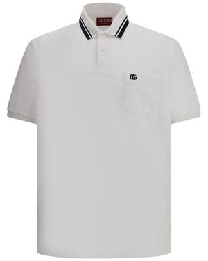 Gucci Logoed Polo Shirt - Grey