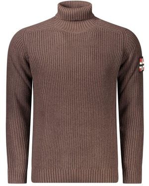 Norway 1963 Brown Acrylic Men's Sweater