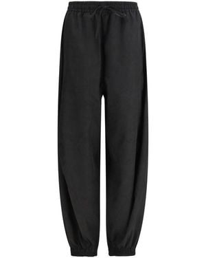 Rohe Black Polyester Joggers (workout Pants)
