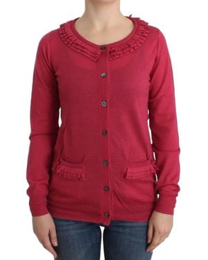 John Galliano Wool Cardigan - Red