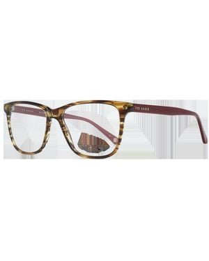 Ted Baker Brown Plastic Glasses (frames) - Metallic