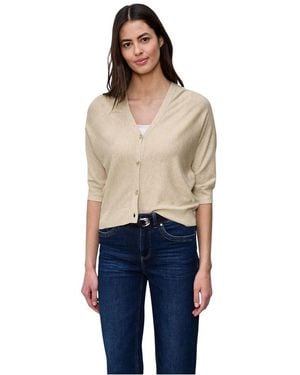 Street One Beige Viscose Cardigan - Blue