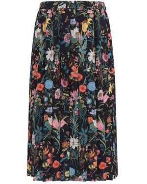 Gucci Multicolour Silk Midi Skirt