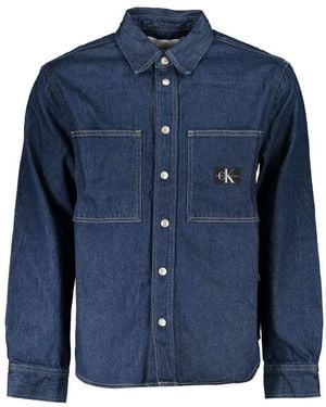 Calvin Klein Cotton Jacket - Blue