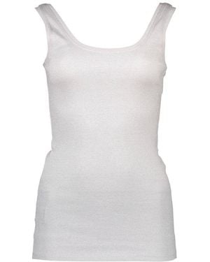Silvian Heach White Cotton 's Tank Top