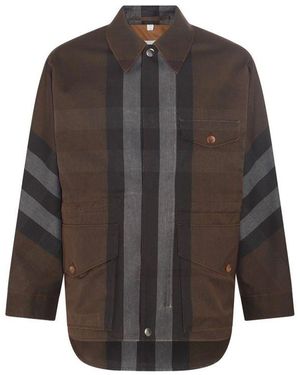 Burberry Parka Jacket - Gray