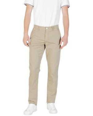 Replay Green Cotton Pant - Natural