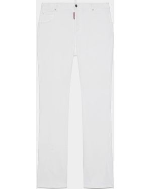 DSquared² White Fibres Casual Trousers