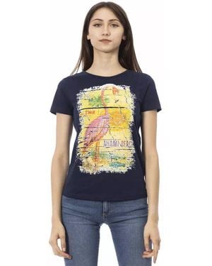 TRUSSARDI ACTION Blue Cotton Tops & T