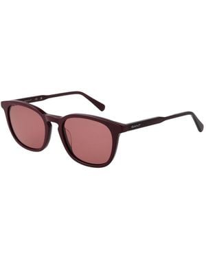 GANT Purple Acetate Sunglasses - Red