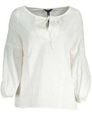 GANT White Cotton Blouse