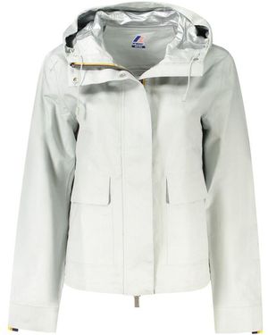 K-Way Grey Linen Jacket - Xs