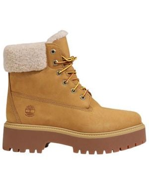 Timberland Beige Recycled Leather Lace - Brown