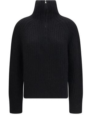 Allude Black Cashmere Sweater
