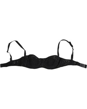 Dolce & Gabbana Black Lace Underwire Bra Lingerie Underwear