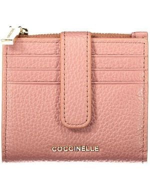 Coccinelle Pink Leather Wallet