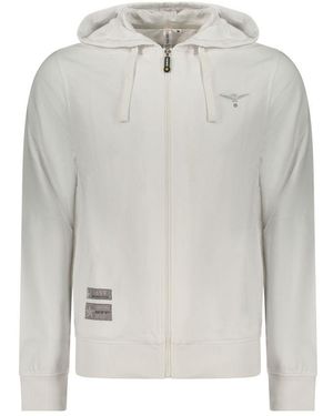 Accademia Militare Bianco Cotton Men's Hoodie - Grey