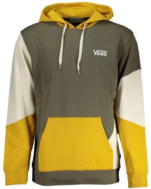 Vans Green Cotton Men Jumper - Yellow