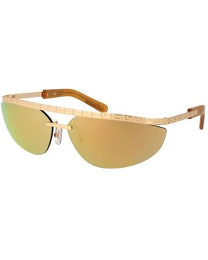 Gcds Metal Sunglasses - Metallic