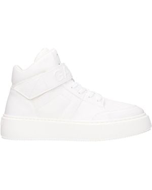 Ganni White Leather Trainers