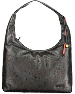 Desigual Nero Poliuretano Handbag - Gray