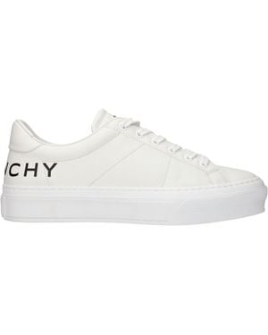 Givenchy White Leather Trainers