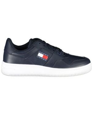 Tommy Hilfiger Leather Trainers Em0Em01326 - Blue