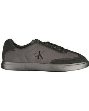 Calvin Klein Black Polyester Men's Trainer - Multicolour
