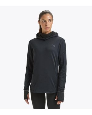 Diadora Black Polyester Sweatshirt