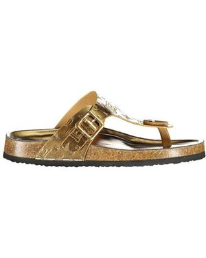 Laura Biagiotti Bronze Polyurethane 's Sandal - Metallic