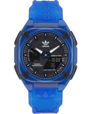 adidas Blue Rubber Sport Watch