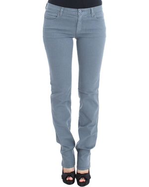 Ermanno Scervino Chic Slim Fit Bootcut Denim Indulgence - Blue