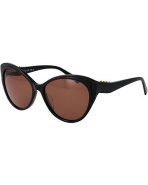 Replay Plastic Sunglasses - Brown