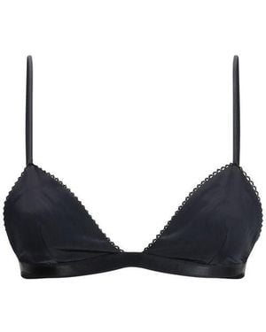 ANDAMANE Black Viscose Bra - Blue