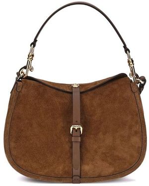 ショルダーバッグ・ポシェット Etro Crossbody Pony Suede Shoulder Bag Etro - Pony suede bag brown - The Corner