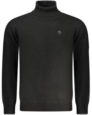 North Sails Black Polyamide Men Sweater