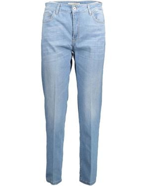 Kocca Light Blue Cotton Jeans & Pant