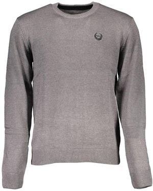 Gianmarco Venturi Grigio Cotton Mens Jumper - Grey