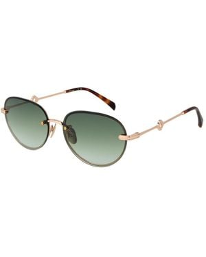 Maje Metal Sunglasses - Green