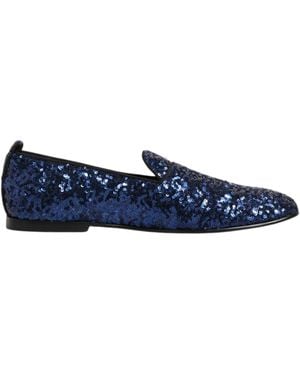 Dolce & Gabbana Sequin Loafers in Brown for Men | Lyst display picture 2