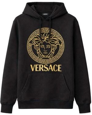 Versace Medusa Logo Hoodie - Black