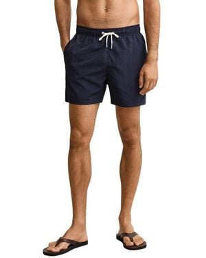 GANT Recycled Polyamide Swim Shorts - Blue