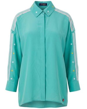 Trussardi Green Polyester Shirt - Blue