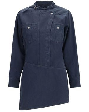 Isabel Marant Cotton Casual Dress - Blue