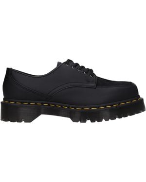 Dr. Martens Black Leather Oxfords And Derby